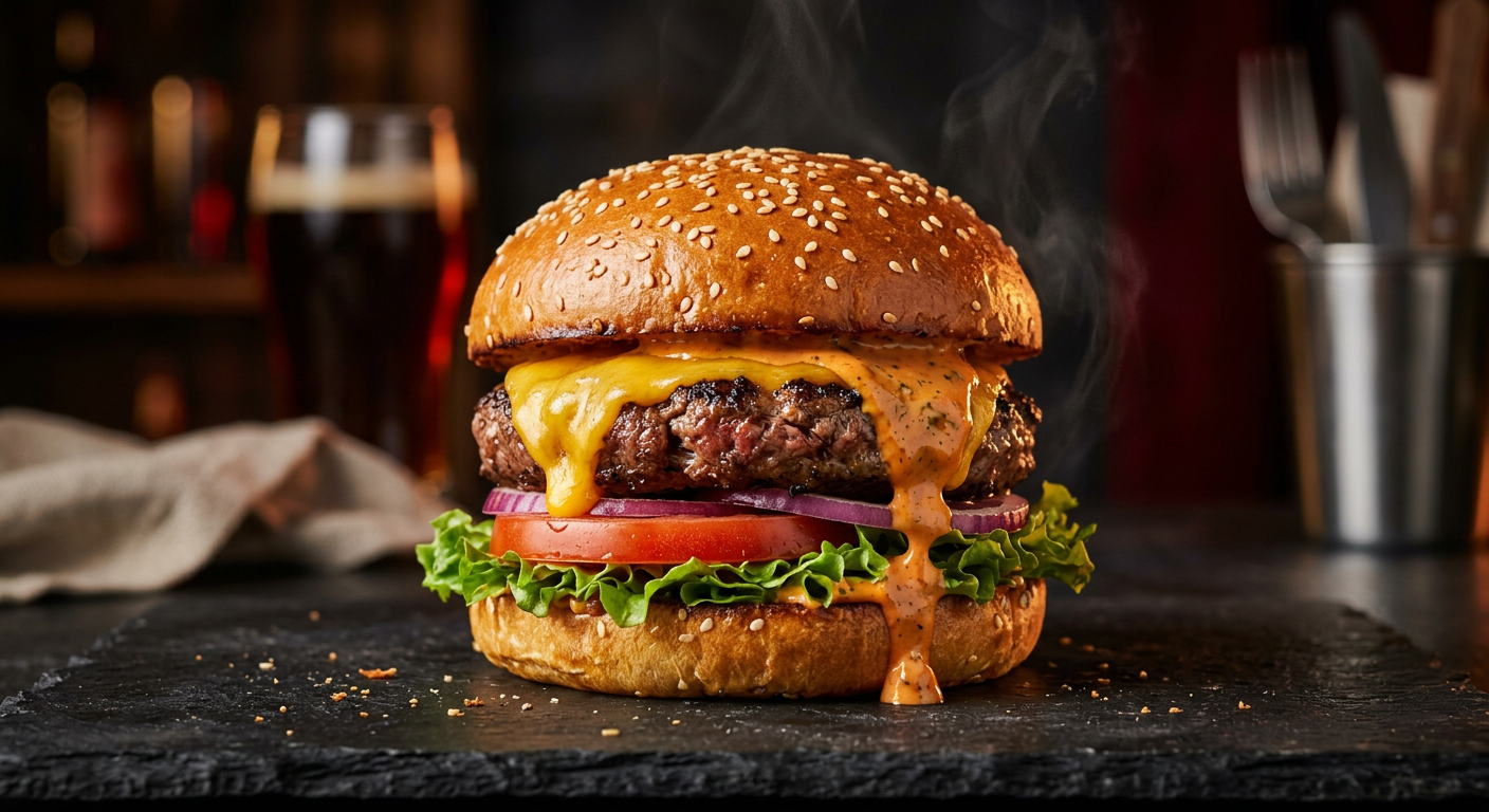 Classic Spot Burger - BurgerSpot Kerala's bestselling beef burger