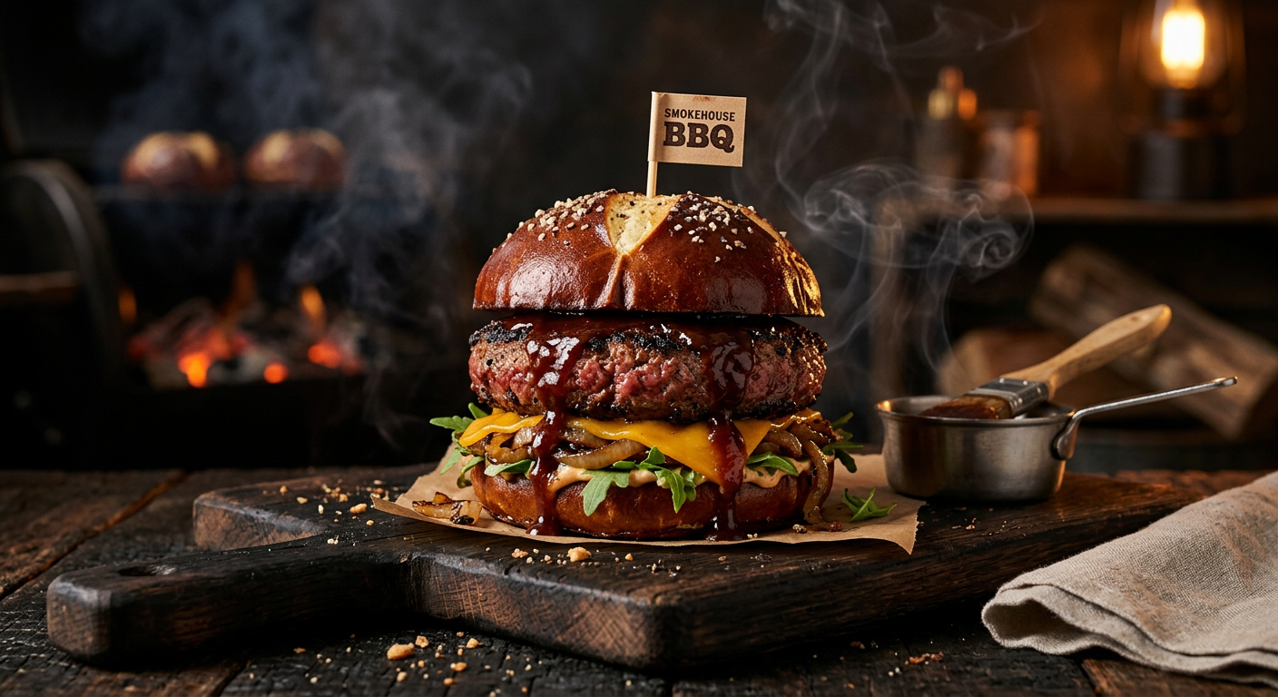 Smoky BBQ Beef Burger
