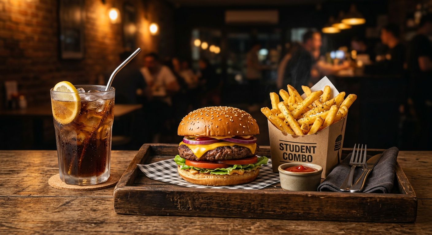 Student Combo - Budget Friendly Burger Meal